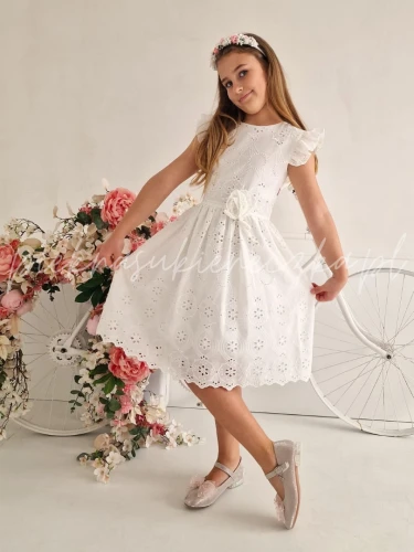 biala sukienka bawelniana boho