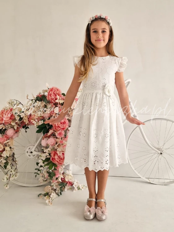biala sukienka bawelniana boho