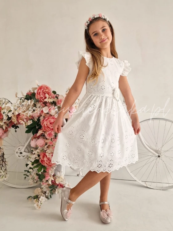 biala sukienka bawelniana boho