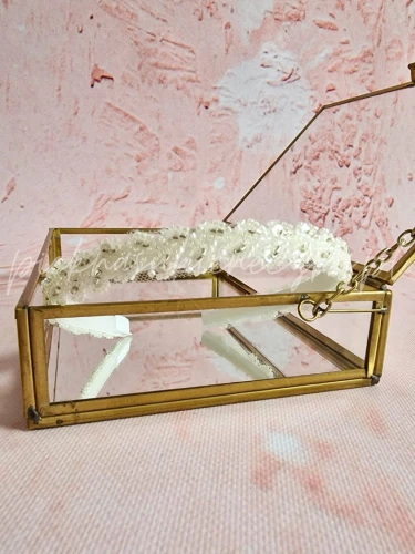 opaska dla dziewczynki z koralikami