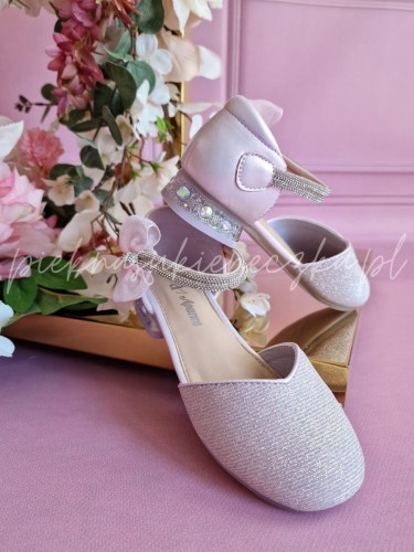 baleriny-dzieciece-z-kokarda-rozowe